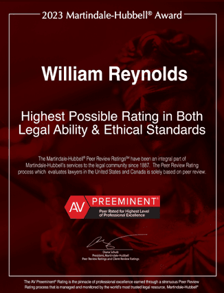 2023 Martindale-Hubbell Award 2023 Martindale-Hubbell Award